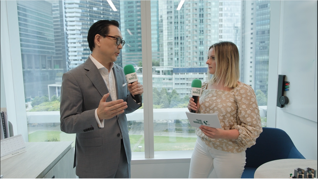 9@9 with Ed Moon Poster for Apollo’s 9@9 episode featuring Ed Moon, Head of Asia-Pacific Global Wealth, highlighting his career journey and personal interests, including LEGO, within the context of global wealth management.