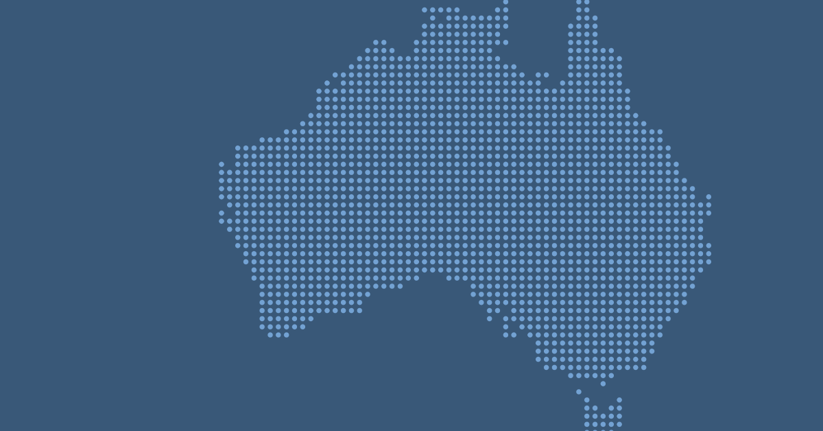 Map of Australia highlighting Apollo’s regional presence and investment focus, representing private credit, capital solutions, and asset management strategies tailored to Australia’s evolving retirement and financing needs.